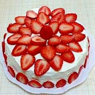 米粉deいちごのショートケーキ